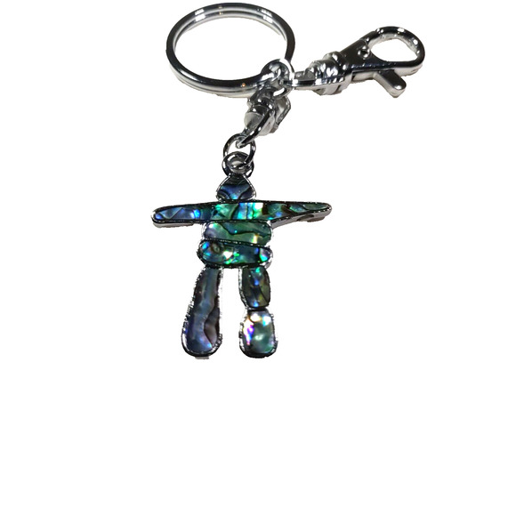 Oster Shell Man Green Keychain Purse Luggage Clip - Picture 6 of 6